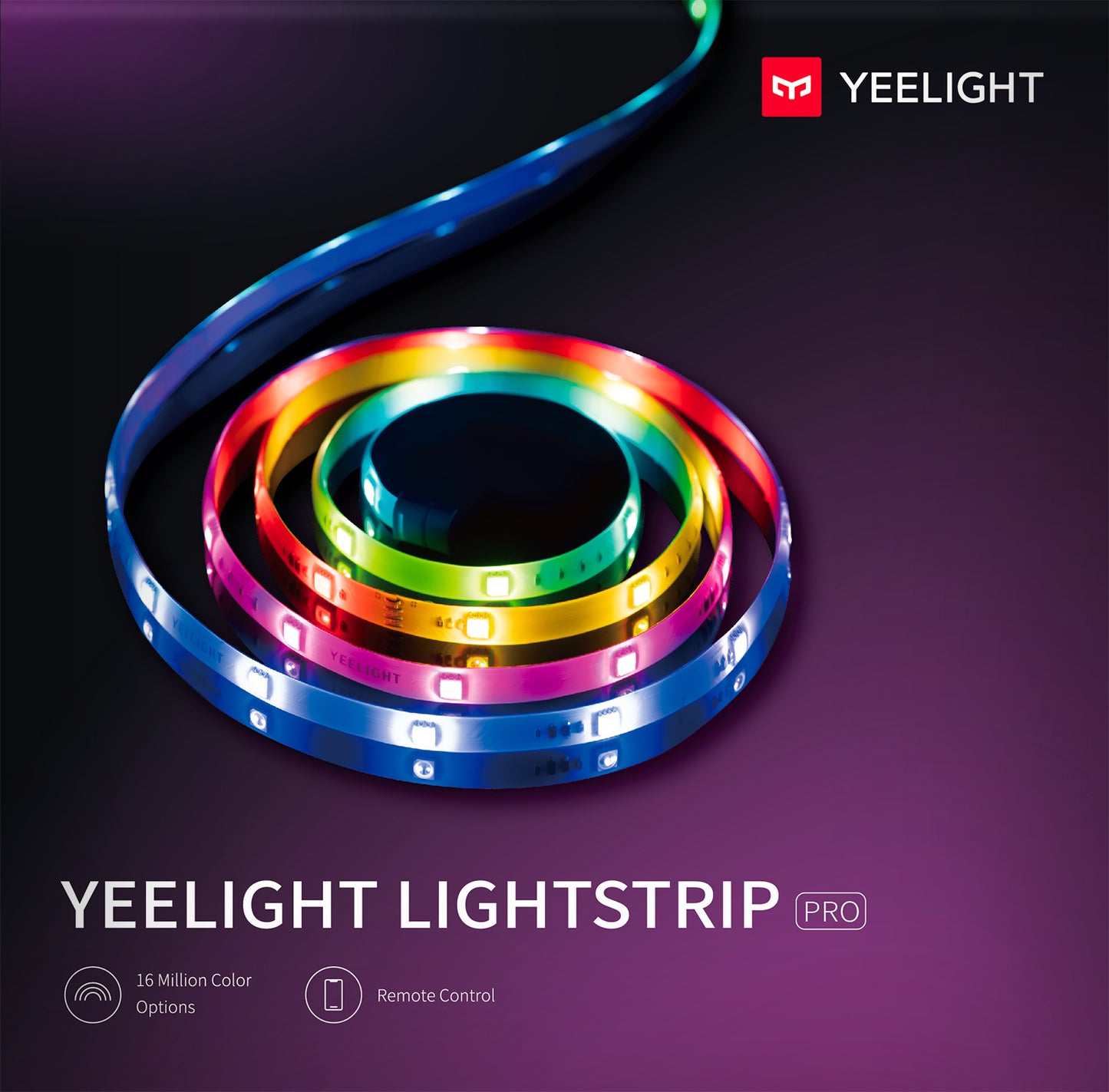 Led Strip Yeelight Pro, Wi-Fi, RGB, 2m, valkoinen YLDD05 