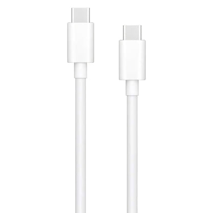 USB-C data- ja latauskaapeli - USB-C Oppo DL149, 65W, 1m, valkoinen