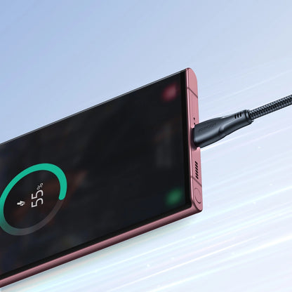 Tieto- ja latauskaapeli USB-A - USB-C Joyroom Surpass, 18W, 1.2m, musta S-UC027A11 