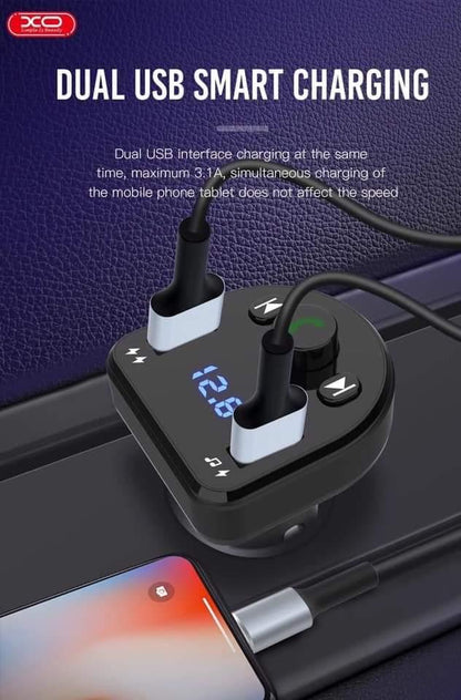 Bluetooth FM-modulaattori XO Design BCC01, 2 x USB-A