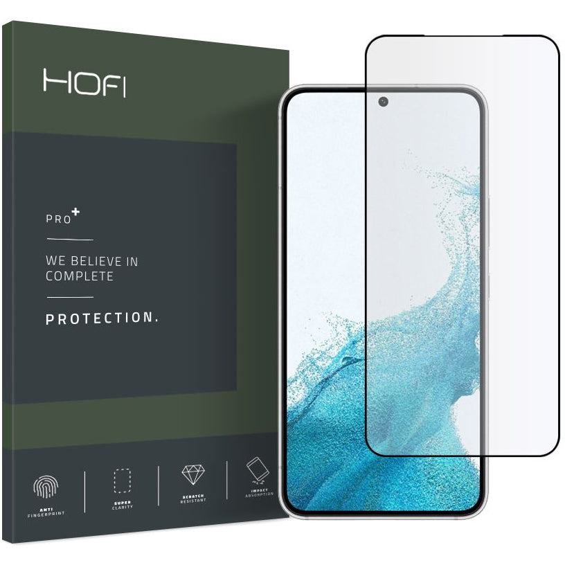 Näytönsuoja HOFI Samsung Galaxy S22 5G S901, karkaistu lasi, Full Glue, Musta HOFI187BLK HOFI187BLK HOFI187BLK