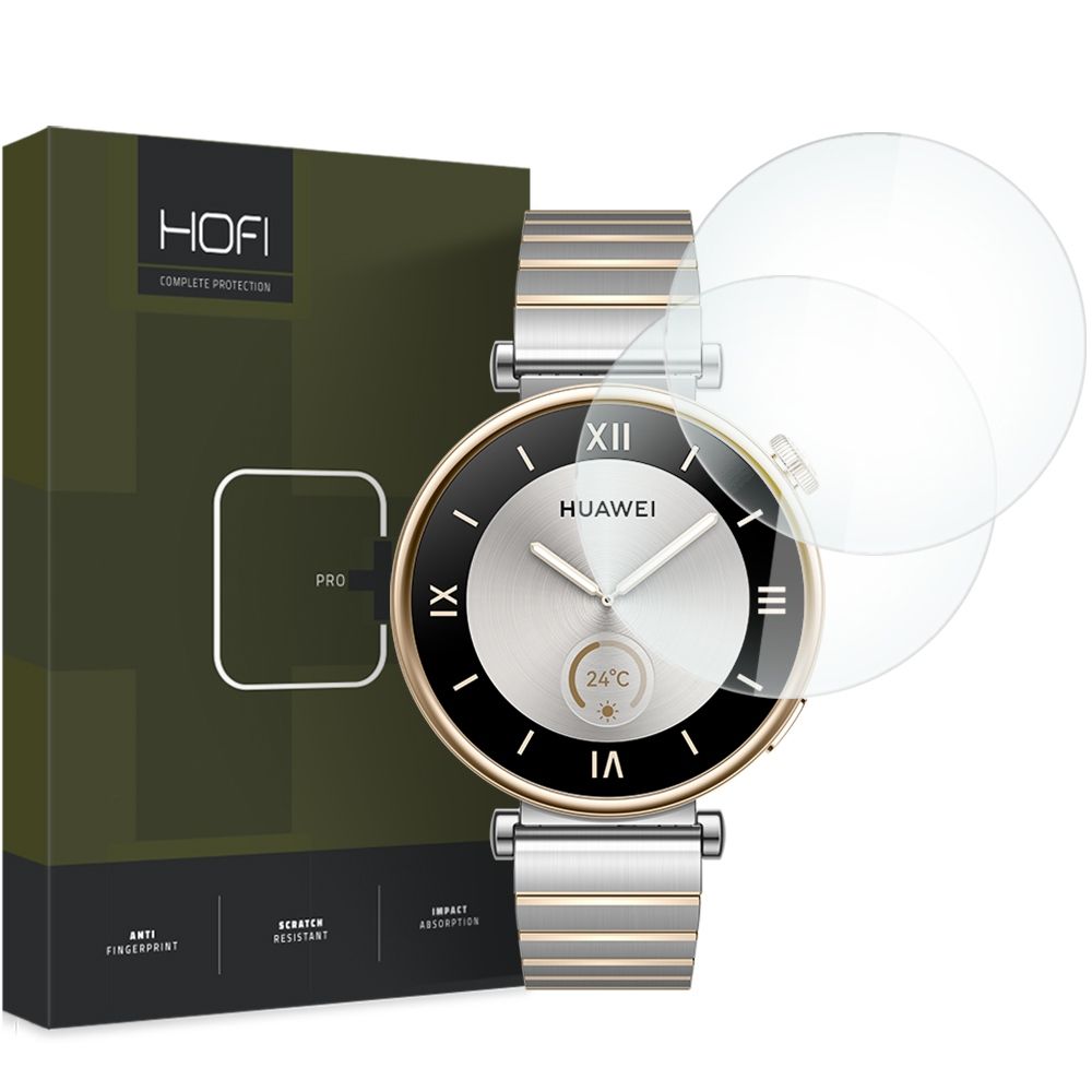 HOFI PRO+ Suojakalvo Huawei Watch GT 4 41mm:lle, 2 kpl:n sarja, lasinsuojattu