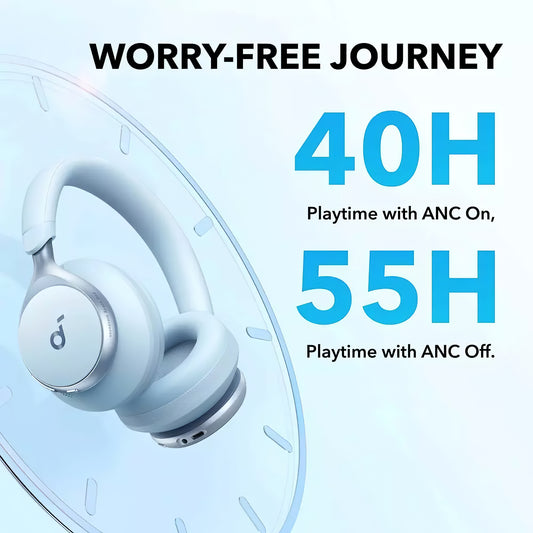 Bluetooth Handsfree Bluetooth Anker SoundCore Space On, Multipoint, A2DP, ANC, sininen A3035G31 