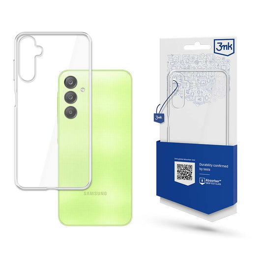 Kotelo Samsung Galaxy A15 5G A156 / A15 A155, 3MK, panssari, läpinäkyvä, läpinäkyvä 