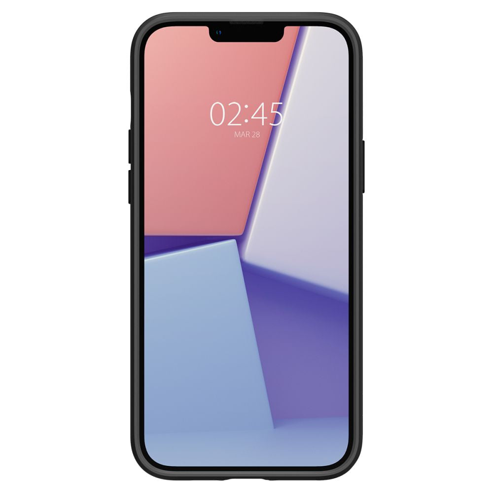Kotelo Apple iPhone 14:lle, Spigen, Liquid Air Matte, musta